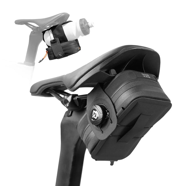 Fahrrad Satteltasche Drehknopf Verstellsystem Kompakte Wasserdichtes mit Flaschenhalter