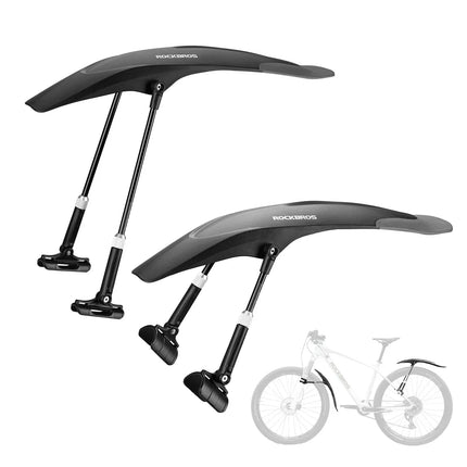 Fahrrad Schutzbleche Set Vorne/Hinten Verstellbare Flexible 26-29 zoll