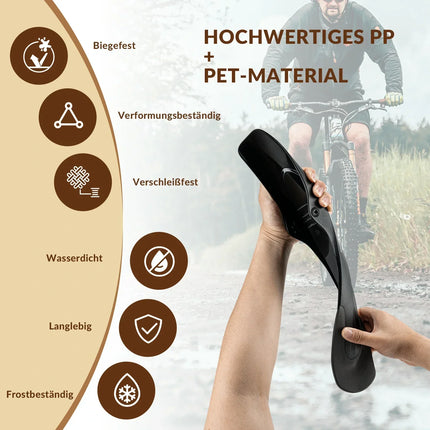 Fahrrad Schutzbleche Set Vorne/Hinten Verstellbare Flexible 26-29 zoll