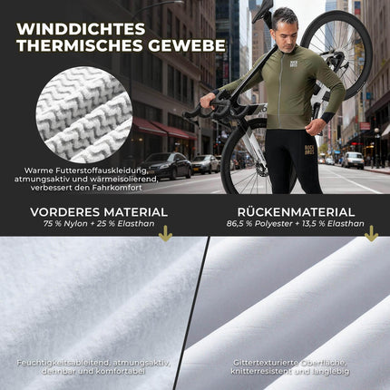 Fahrradjacke mit Reflexelementen Atmungsaktiv & Praktisch Herren