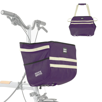 Fahrradlenkertasche für Brompton Faltradkorbtasche Fronttasche 16L