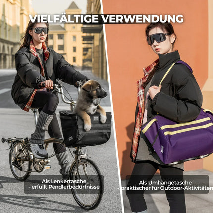 Fahrradlenkertasche für Brompton Faltradkorbtasche Fronttasche 16L