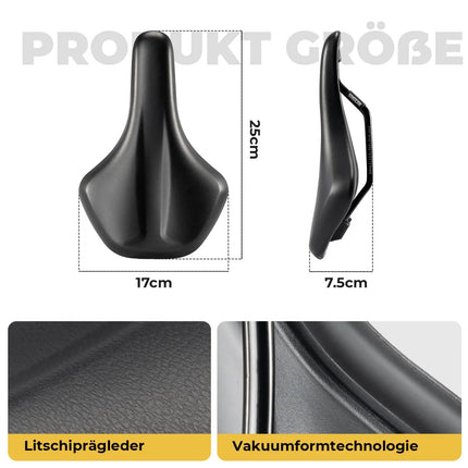 Fahrradsattel Ergonomisch, Komfortabel & Atmungsaktiv, Hochdichter PU-Schaum