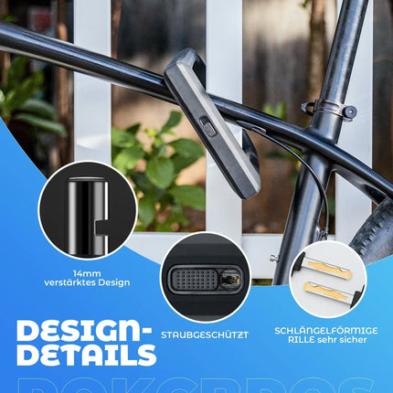 Fahrradschloss Hohe Sicherheit 14 mm Bügelschloss