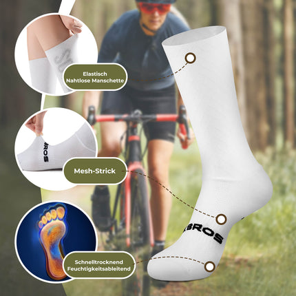 Fahrradsocken Atmungsaktive Kompressionssocken