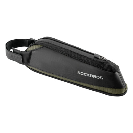 Fahrradtasche Reflektierende Oberrohrtasche Dunkelgrün 0.65L