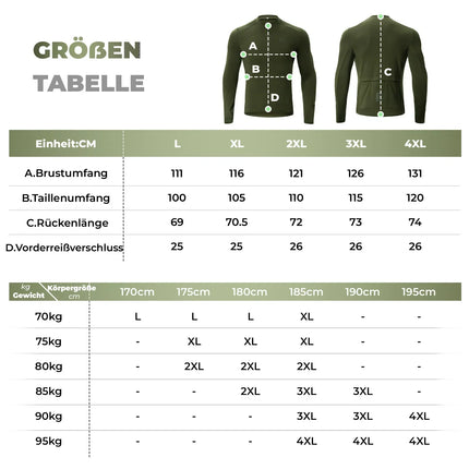 Fahrradtrikot Radtrikot Langarm Herren Winter Warm Fleece Schnelltrocknendes Atmungsaktiv