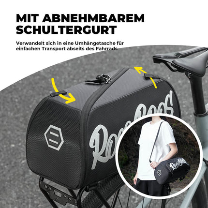 Faltbare Einteiler-Gepäckträgertasche für den Gepäckträger