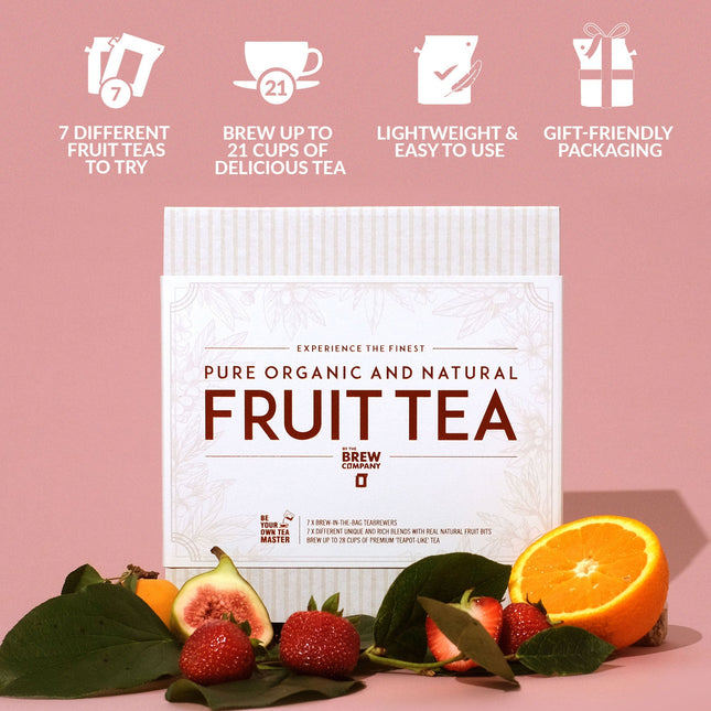 Fruit Tea Collection Gift Box – Bio Früchtetee Geschenkset (7 Sorten)
