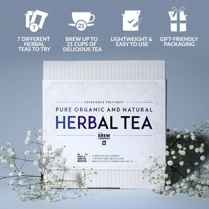 Herbal Tea Collection Gift Box – Bio Kräutertee Geschenkset (7 Sorten)