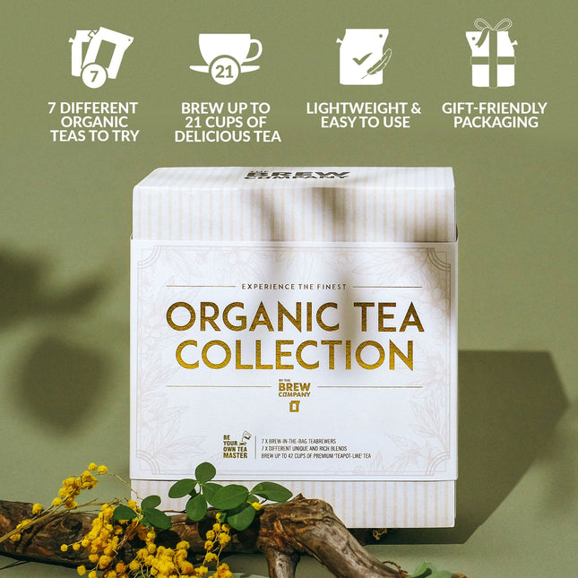 Organic Tea Collection Gift Box – Bio Tee Geschenkset (7 Sorten)