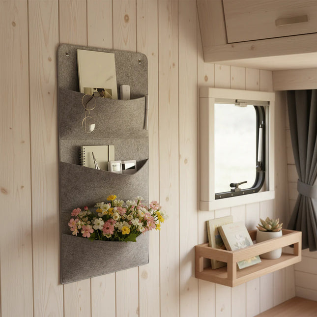 Hänge-Organizer aus Filz für Tür oder Wand - Wandorganizer