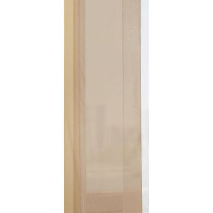Flächenvorhang Schiebegardine Voile Uni transparent mit Paneelwagen und Beschwerungsstange 80600