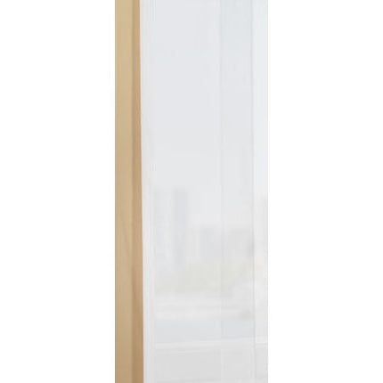 Flächenvorhang Schiebegardine Voile Uni transparent mit Paneelwagen und Beschwerungsstange 80600