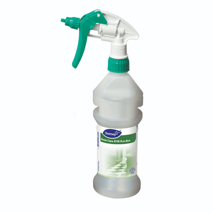 Room Care R10 Pur-Eco, Nachfüllflasche inkl. Spenderband, passend für Divermite und DQFM (0,3L) | Flasche (1 Stück)