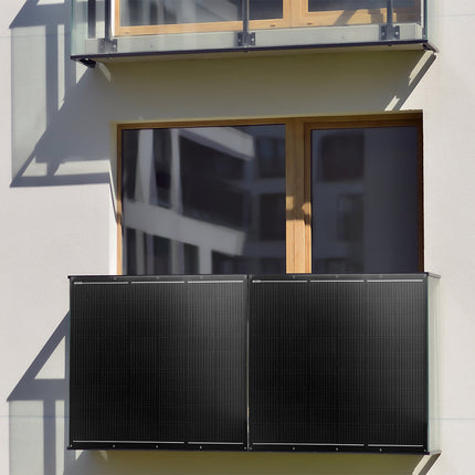 NOVGEN Flexible Solarmodule 2x200Wp Ultra Leicht Ideal für Balkon, Garten & Wohnmobil