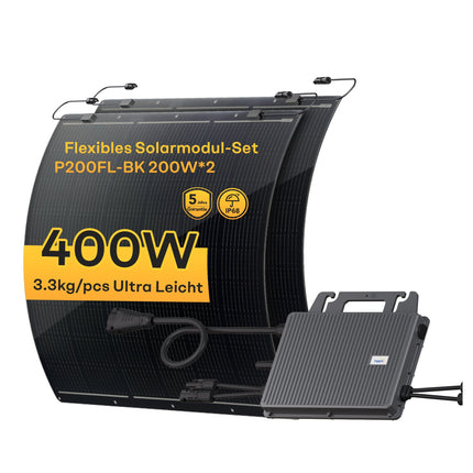 PV-Set: 800W Mikro-Wechselrichter + Solarmodule –  für Ihr Balkon-Solarsystem