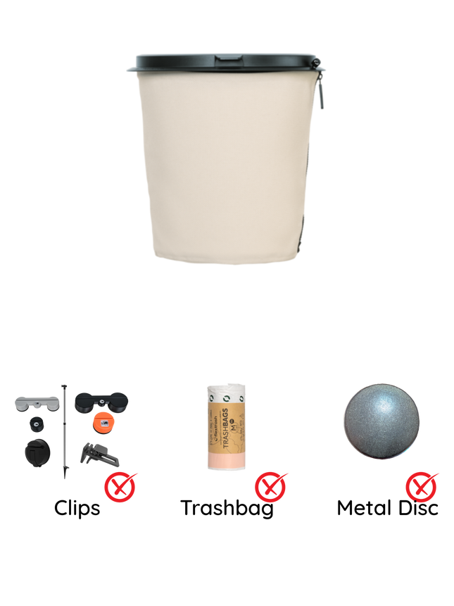 The Flextrash Waste Bin - Medium 5 liters - Portable for Vanlife