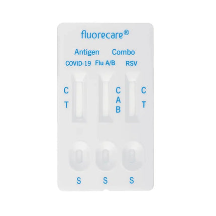 Fluorecare SARS-CoV-2, Influenza A + B & RSV Antigen Kombi Test, 1 Stück | Packung (1 Test)