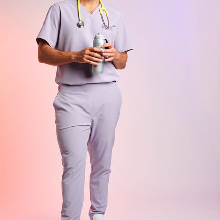 Active Scrub Top "Pete" – Violet