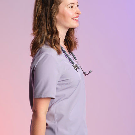 Active Scrub Top "Serena" – Violet