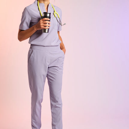 Active Scrub Top "Jackie" – Violet