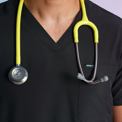 Active Scrub Top "Pete" – Black