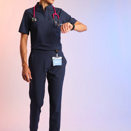 Active Scrub Top "Jackie" – Blue