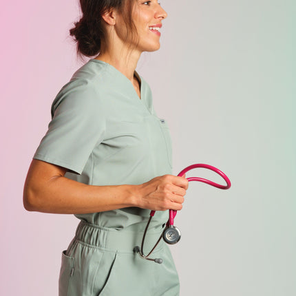 Active Scrub Top "Serena" – Green