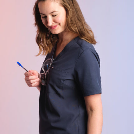 Active Scrub Top "Serena" – Blue