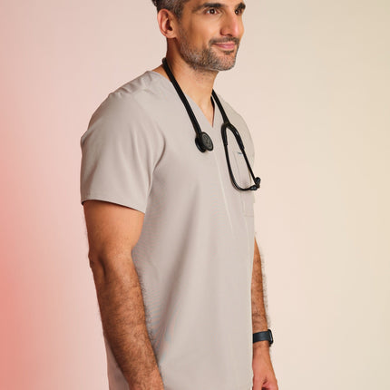 Active Scrub Top "Pete" – Beige