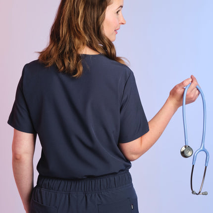 Active Scrub Top "Serena" – Blue