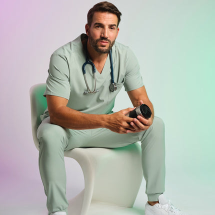 Active Scrub Top "Pete" – Green