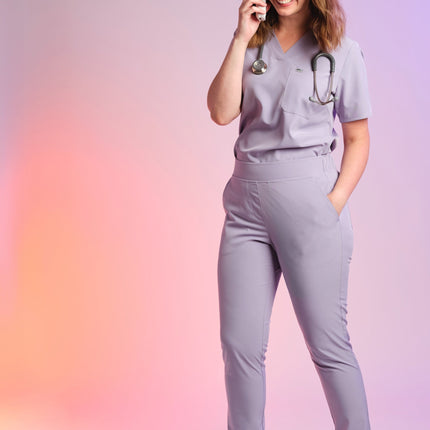 Active Scrub Top "Serena" – Violet