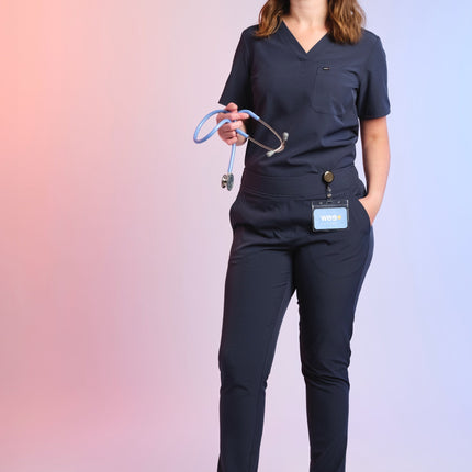 Active Scrub Top "Serena" – Blue