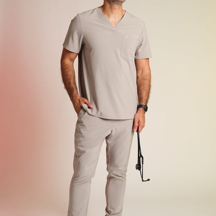 Active Scrub Top "Pete" – Beige