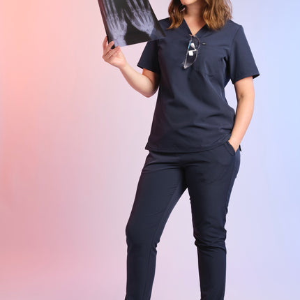 Active Scrub Top "Serena" – Blue