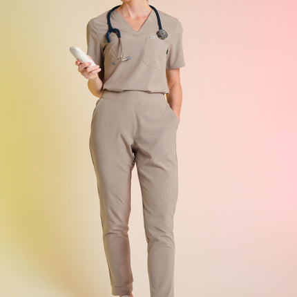 Active Scrub Top "Serena" – Beige