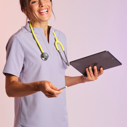 Active Scrub Top "Jackie" – Violet