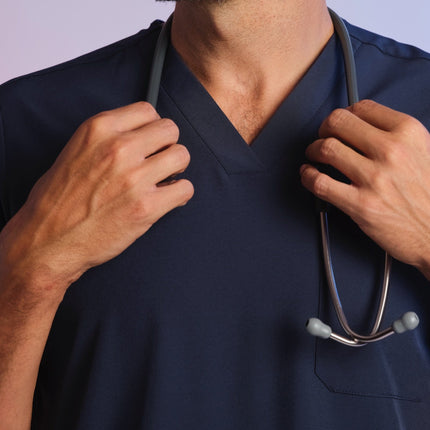 Active Scrub Top "Pete" – Blue
