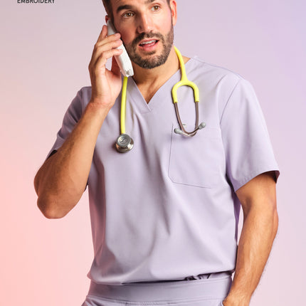 Active Scrub Top "Pete" – Violet