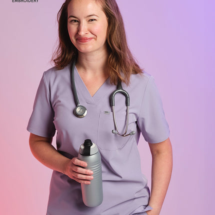 Active Scrub Top "Serena" – Violet