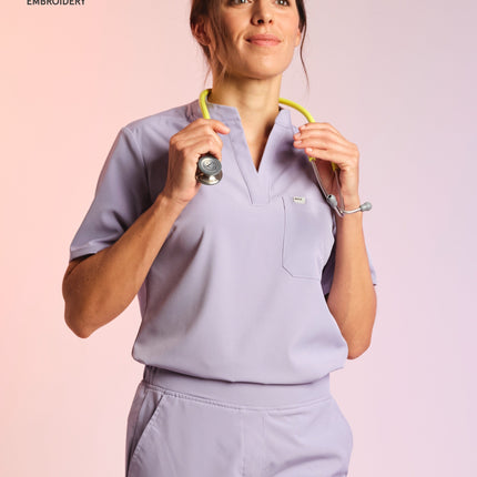 Active Scrub Top "Jackie" – Violet
