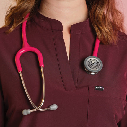 Active Scrub Top "Jackie" – Bordeaux