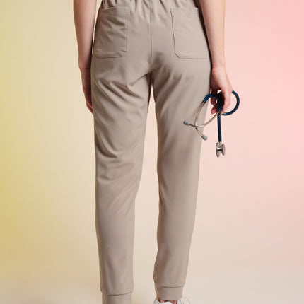 Active Scrub Pants "Tessa" – Beige