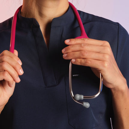 Active Scrub Top "Jackie" – Blue