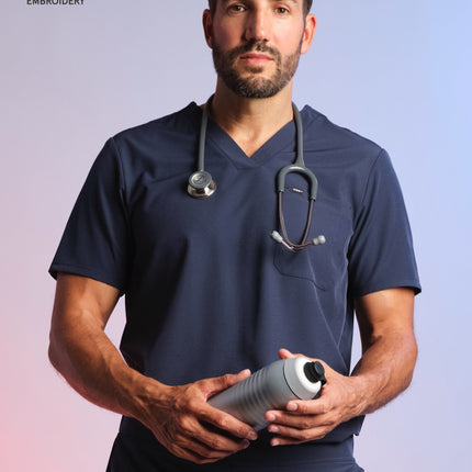 Active Scrub Top "Pete" – Blue