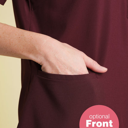 Active Scrub Top "Serena" – Bordeaux