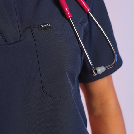 Active Scrub Top "Jackie" – Blue