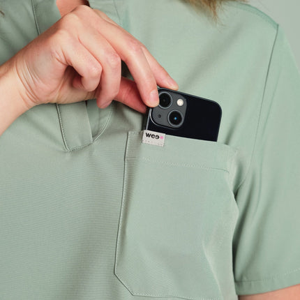 Active Scrub Top "Jackie" – Green